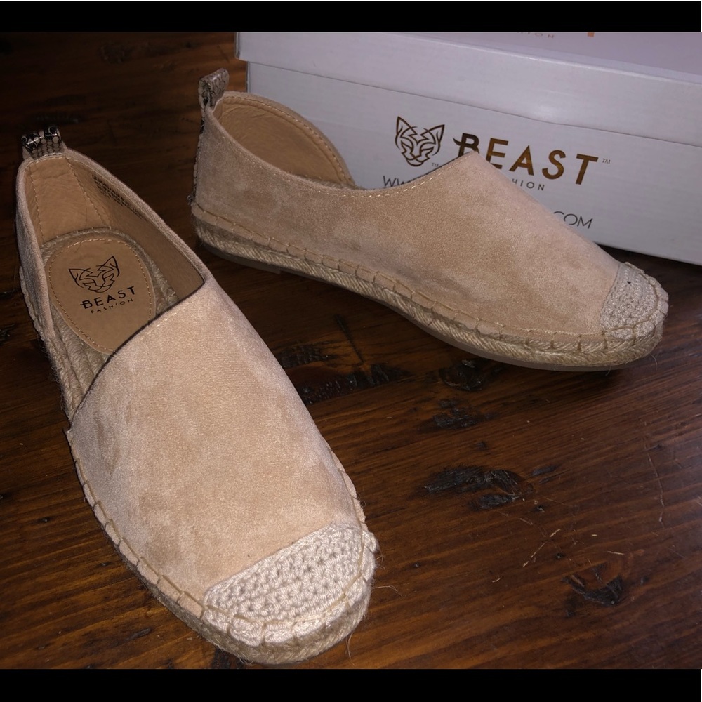 Taupe Beast Fashion Nova flats